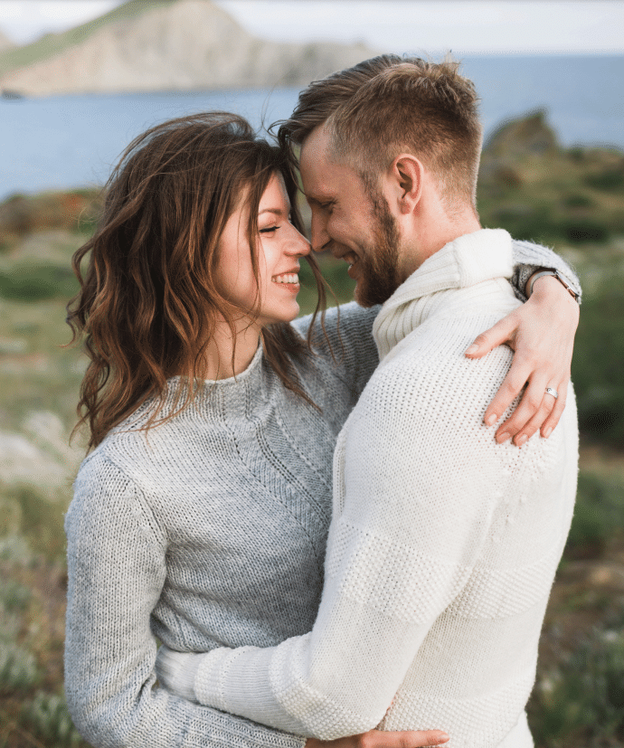 A photo of sweet couple